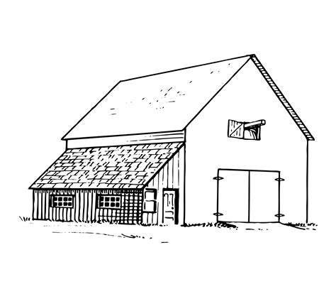 Old Barn Illustration Free Stock Photo Public Domain Pictures