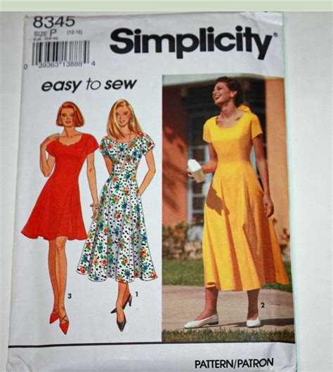 Uncut Ff Vintage S Sewing Pattern Simplicity Etsy Vintage