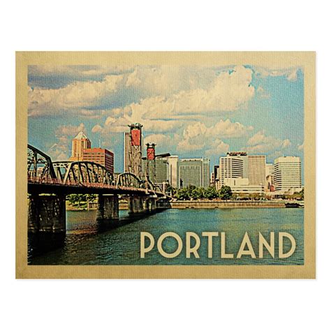 Portland Oregon Vintage Travel Postcard In 2020 Vintage