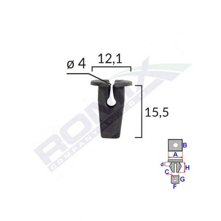 Clips Fixare Pentru Vw Skoda Negru Set Buc