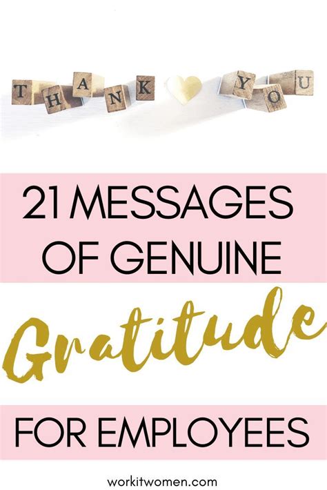 messages  genuine gratitude  employees artofit