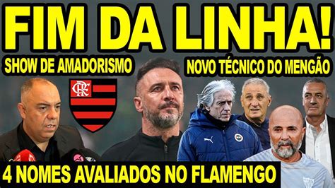 Fim Da Linha Vitor Pereira Demitido Do Flamengo Qualquer Momento