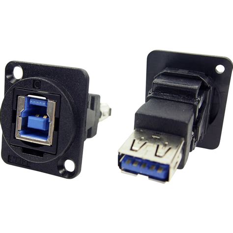 XLR Adapter USB 3.0 B Buchse auf USB 3.0 A Buchse Adapter, Einbau ...