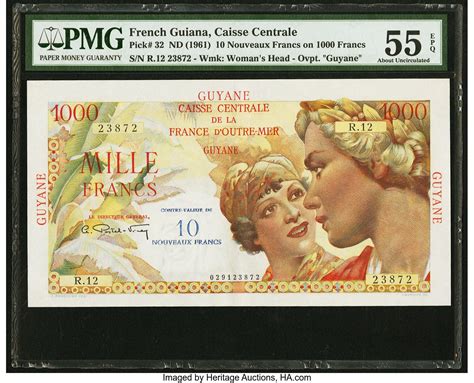 New Francs Overprint On Francs French Guiana Numista