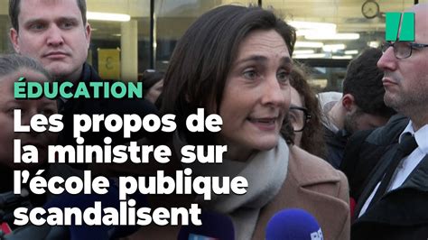 La nouvelle ministre de l éducation se justifie d avoir scolarisé ses