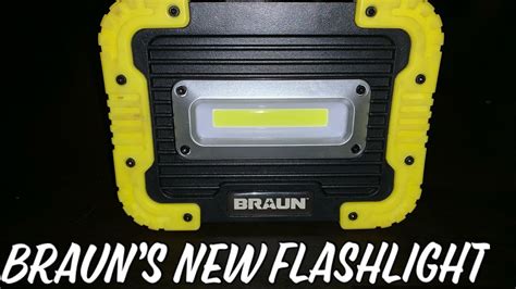 Harbor Freight New Braun 1250 Lumen Work Light 56163 Youtube