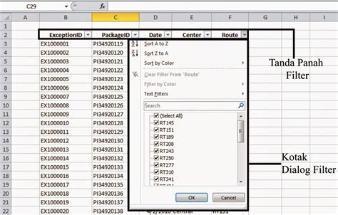 Menggunakan Fungsi Filter Pada Microsoft Excel Ideolicious