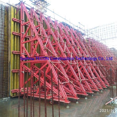 Tecon Single Side Bracket Formwork System For Retaining Wall China