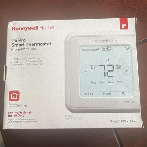 Honeywell Home T6 Pro Smart Thermostat Programmable En 2024