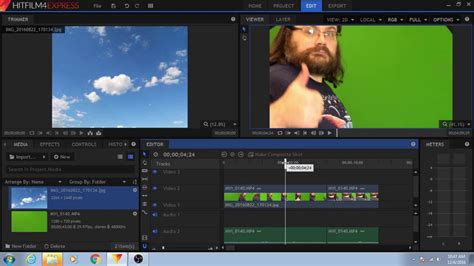 HitFilm 4 Express Tutorial 2 Effects Chromakey More YouTube