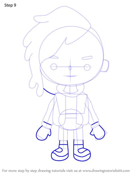 How To Draw Isla From Toca Life World Toca Life World Step By Step