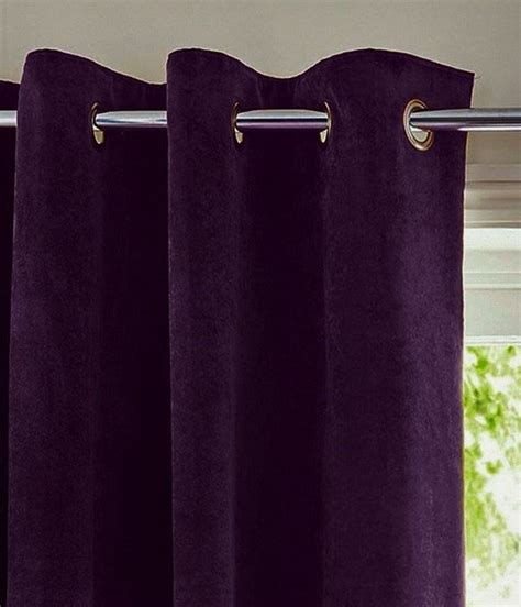 Premium Soft Dark Purple Velvet Curtains Drapes Custom Drapes Etsy