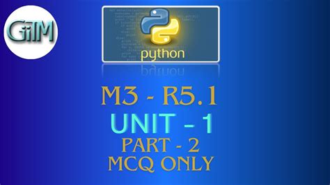 2 PART 2 O LEVEL Python M3 R5 1 Python O Level Full Course Python