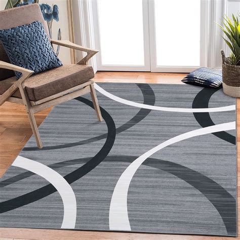 Hasoo Large Modern Area Rug 9 X 12 Rugs For Living Room Geometric