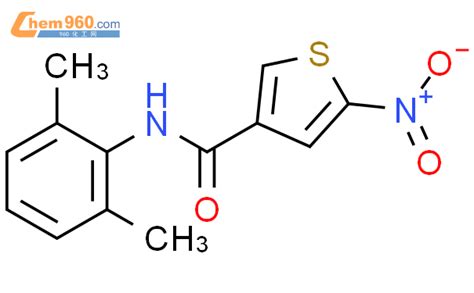 146795 47 3 3 Thiophenecarboxamide N 2 6 dimethylphenyl 5 nitro 化学式