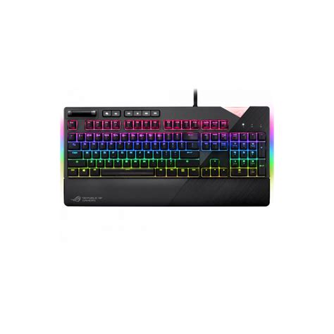 Геймърска механична клавиатура ASUS ROG Strix Flare, Cherry MX Red, RGB ...