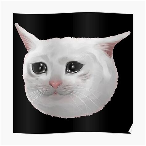 "Sad Cat Meme" Poster for Sale by mo91 | Redbubble