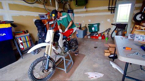 Klx110 Pit Bike Build 143cc Big Bore Kit Part 4 Youtube