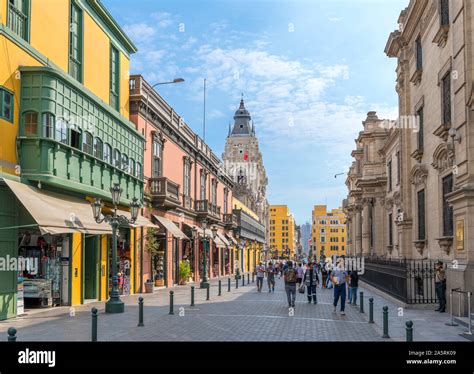 centro historico de lima  res stock photography  images alamy