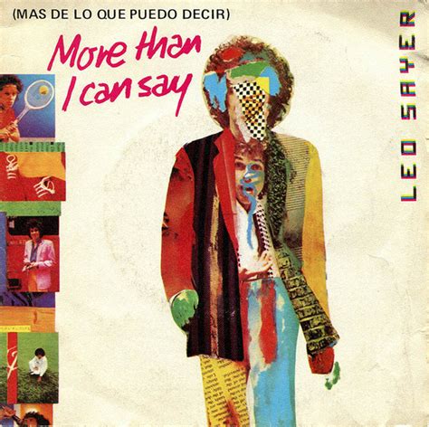 Leo Sayer More Than I Can Say Vinyl Records Lp Cd On Cdandlp