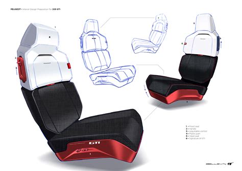 Peugeot 205 GTI - Interior :: Behance