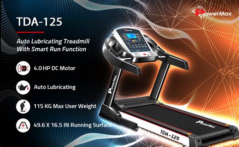 Powermax Fitness Tda Series Hp Peak Motorized Foldable