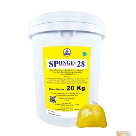 Jual Emulsifier Pengemulsi Sponge Repack Gr Shopee Indonesia