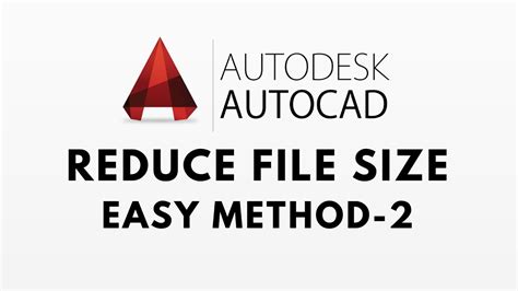 How To Reduce Autocad File Size Tips And Tricks Youtube