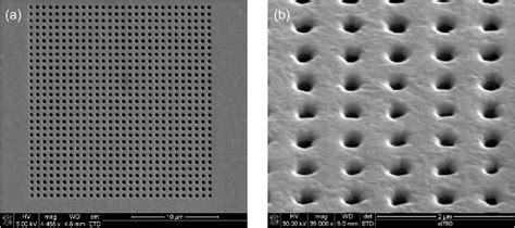 Figure 1 From Comparison Of Plasmonic Arrays Of Holes Recorded By