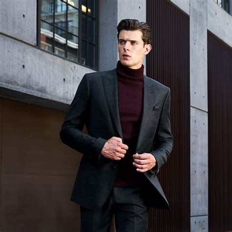 Wear A Turtleneck To Look Cool And Stay Warm Mens Fashion Classy Turtleneck Outfit Men