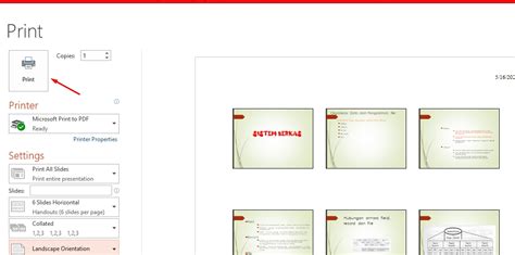 Cara Print Power Point 1 Lembar 6 Slide Itpoin