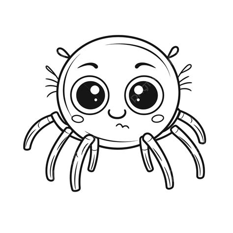 Cute Spider Clipart Black And White