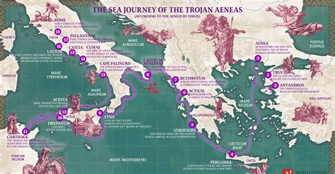 Aeneas Journey Map