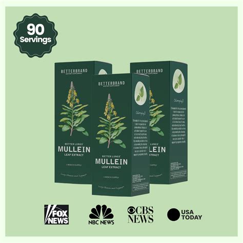 BetterLungs® Mullein + Chlorophyll – Betterbrand