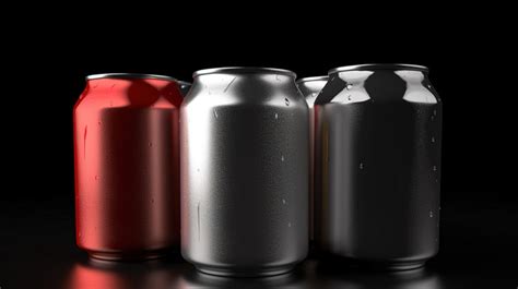 Soda Can Four Cans Are Laying On A Black Surface Backgrounds  Free Download Pikbest