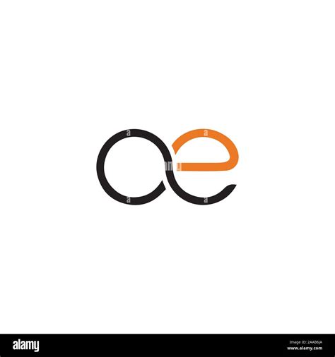 Initial Letter Eo Or Oe Logo Vector Design Template Stock Vector Image