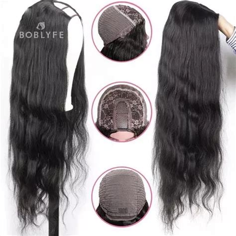 Peluca Body Wave En Forma De U Cabello Humano Ondas Natura Meses