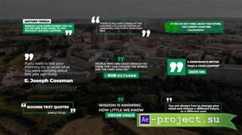 Videohive Quotes Titles Project For After Effects