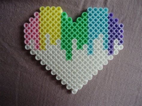 I Bleed Pastel By PerlerHime Hamma Beads Ideas Diy Perler Beads