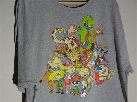 Nickelodeon 90's Cartoons Men's Vintage Classic Retro… - Gem