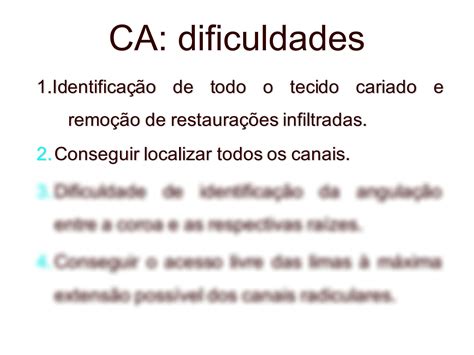 Solution Erros Na Cavidade De Acesso Endodontia Medicina Dentaria