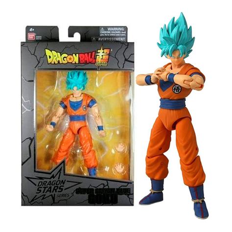 Boneco Dragon Ball Super Saiyan Blue Goku Articulado Bandai