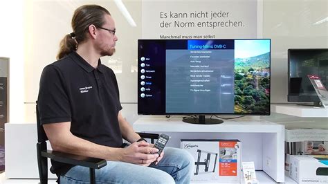 Tutorial Panasonic Sendersuchlauf für Kabel TV starten bei LCD LED