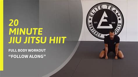 20 Minute Jiu Jitsu HIIT Workout Follow Along YouTube