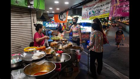 4K Sukhumvit Soi 113 Street Walking Tour On The Evening In Samut