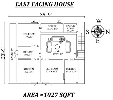 East Facing House Vastu Plan 30x40 27 Best East Facing House Plans As