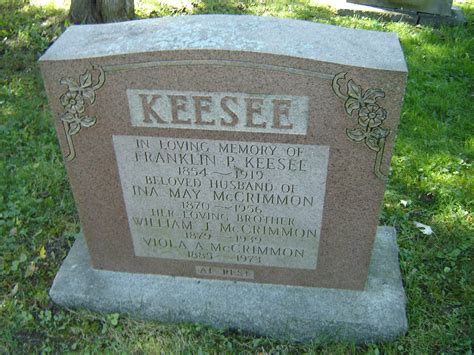 Ina May Mccrimmon Keesee Find A Grave Memorial