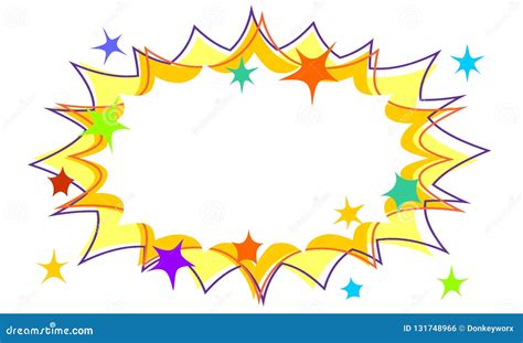 Party Starburst Flash Background with Stars and Offset Outlines Stock ...