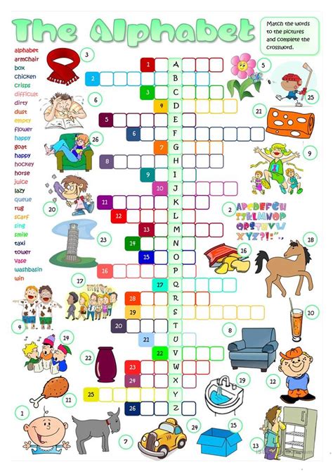 Printable Crosswords To Learn English Printable Crossword Puzzles