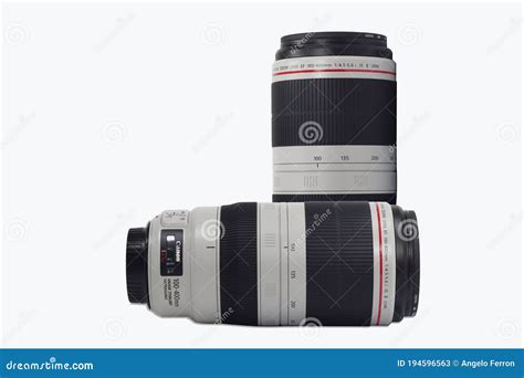 Canon L Series 100 400 Zoom Lens Ii Editorial Stock Photo Image Of